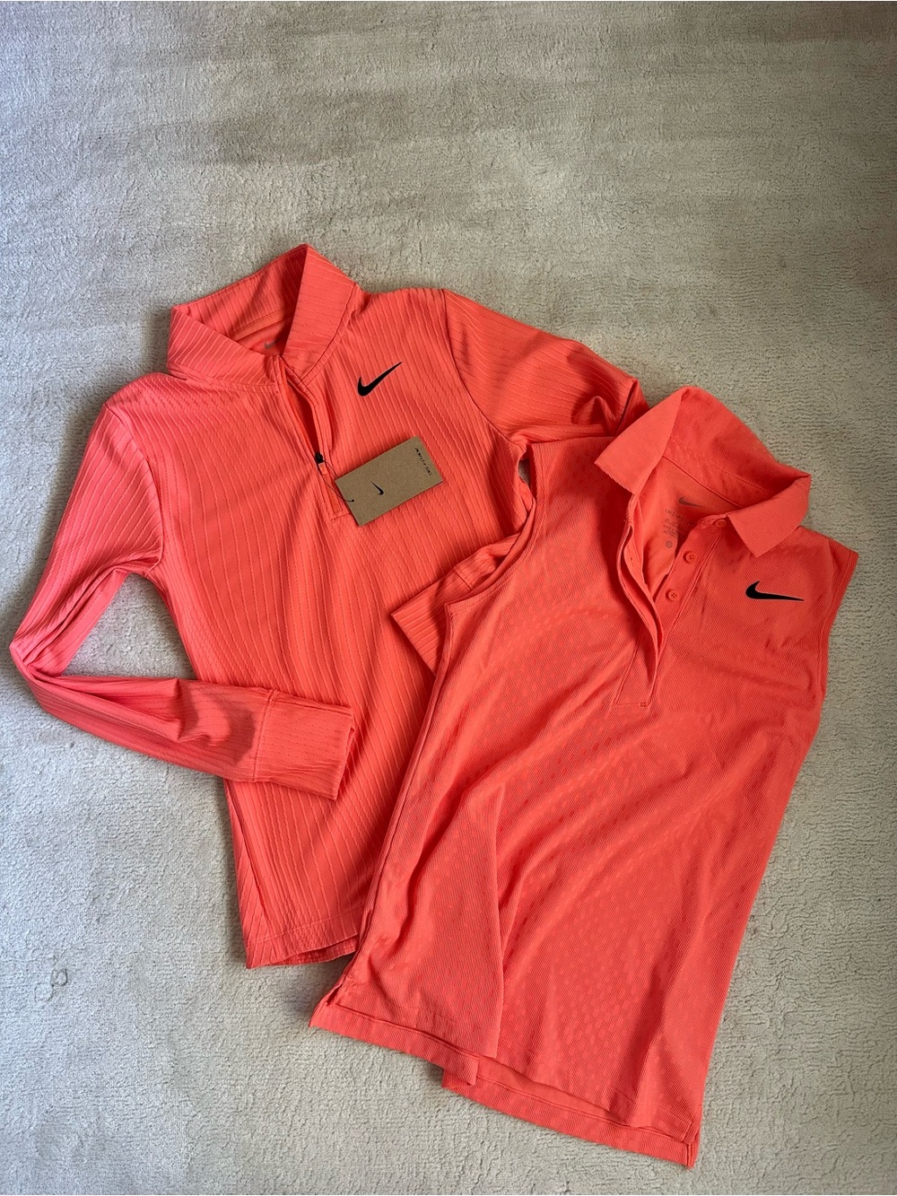 NWT Nike Women's Tour Dri-FIT ADV 1/4 Zip Golf Top & Tank Set XS